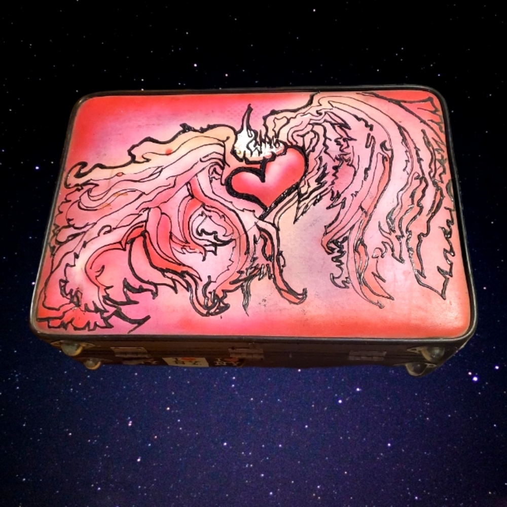DITTOMINX Airbrushed Briefcase Ooak
